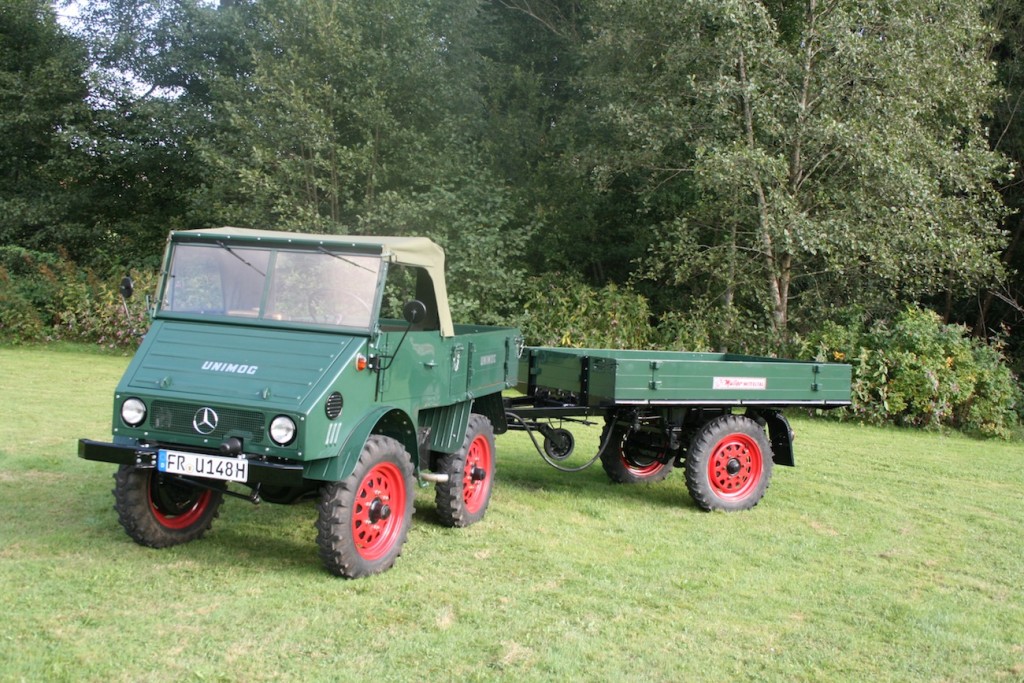 Fotos der Woche Müller Mitteltal Einachs Kippanhänger Unimog