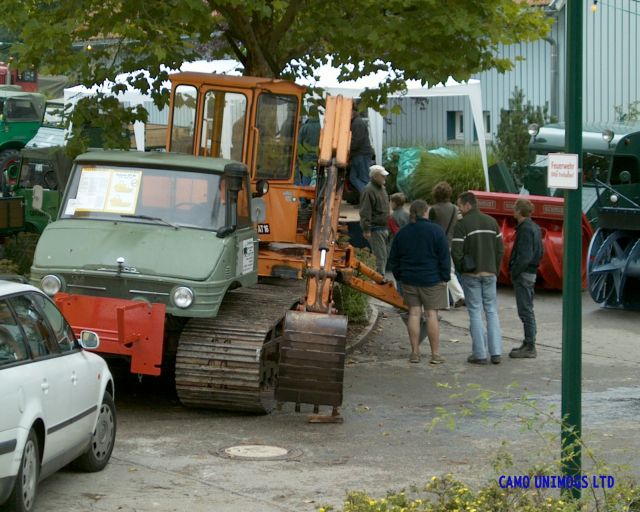 Den Eingangsbereich schmückte der Unitrac vom Romi