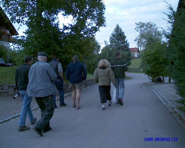 Der Rückweg von der Schnapsprobe gestaltete sich schon schwieriger