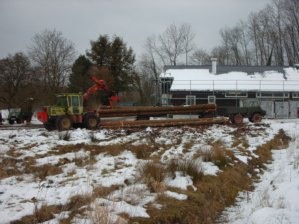 1. Sptenstich für das Unimogmuseum in Gaggenau am 5. März 2005