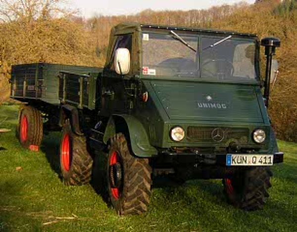 Unimog 411 m. Müller Mitteltal UED Bj.1965