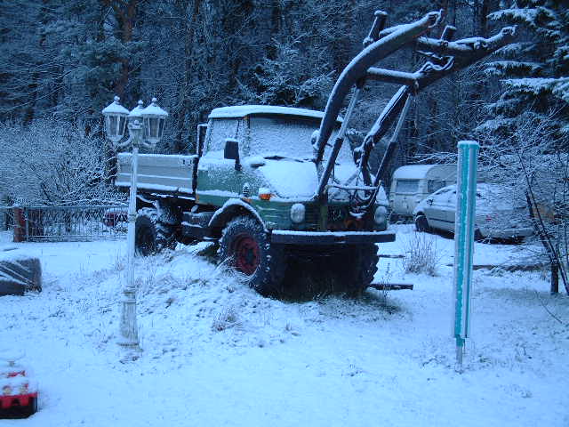 Unimog im Schnee