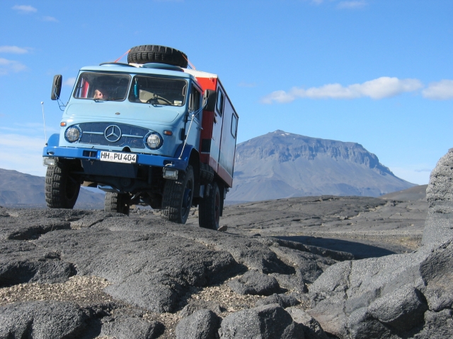 UNIMOG 404 in Iceland