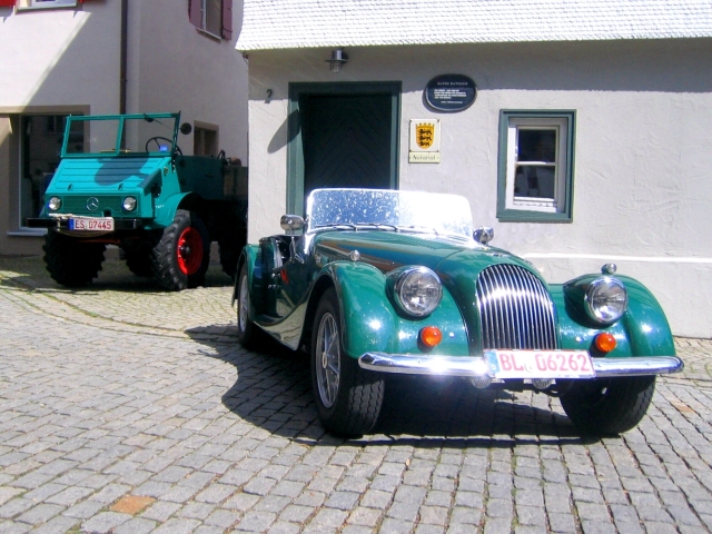 Unimog und Morgan