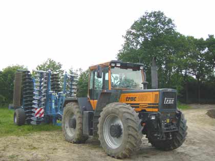 Doppstadt Trac 160 mit Scheibenegge