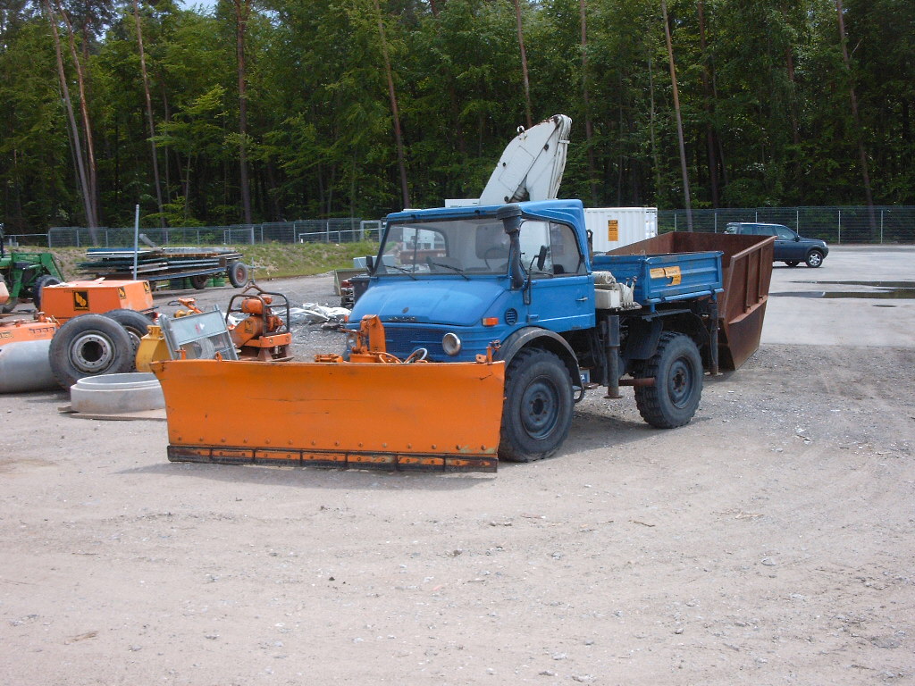 U 406 auf der Baustelle des neuen Hockenheimringes