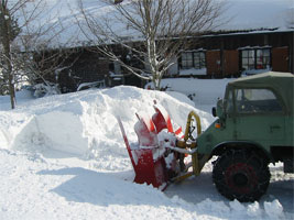 Unimog im Schnee