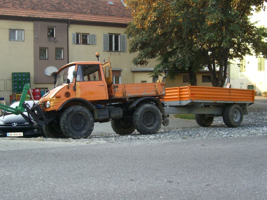 421 bei Bauschutttransport