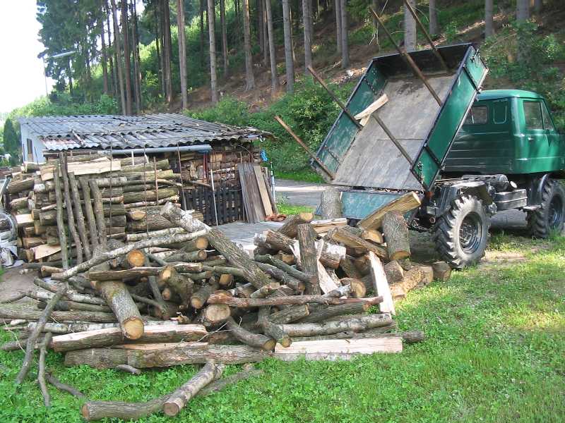 Holz fahren