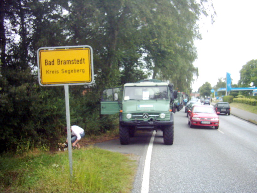 Reifenpanne in Bad Bramstedt