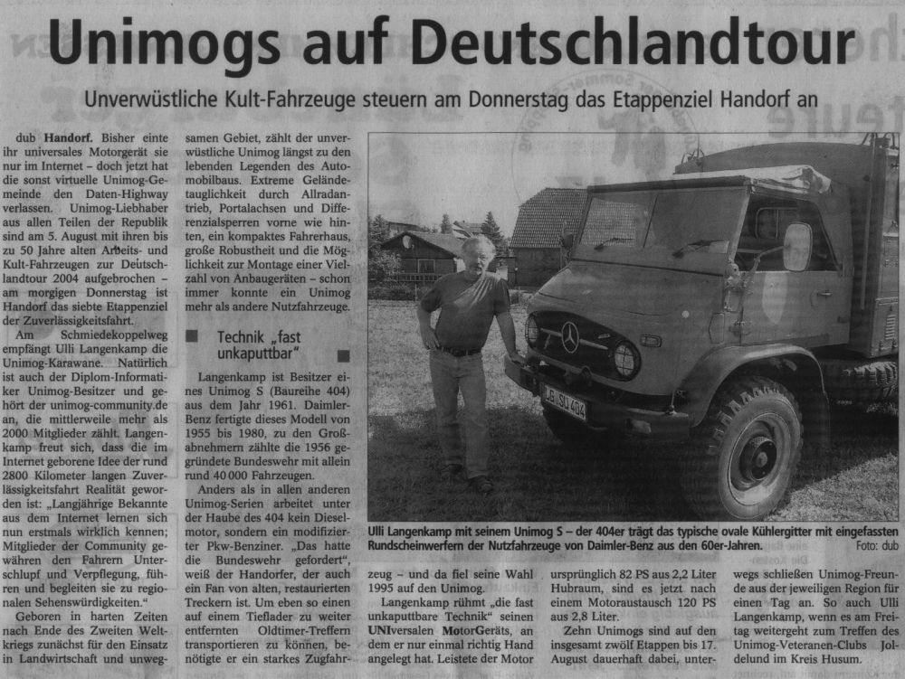 Handorf Vorbericht der Landeszeitung