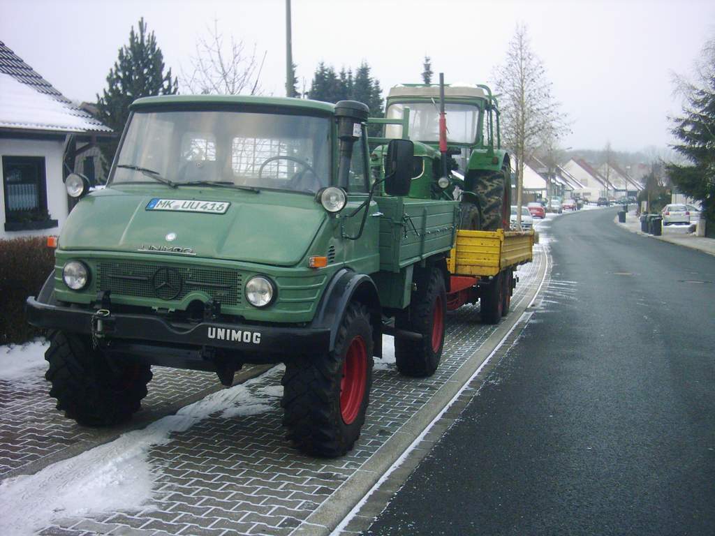 Unimog416 nach 3 Stunden im Schnee