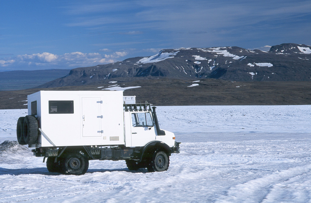 Unimog auf dem Eis