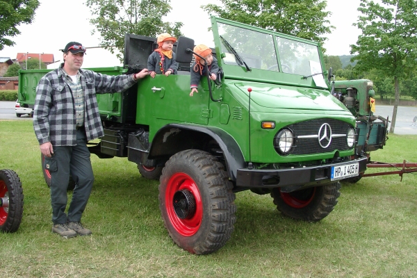 Grüne Mistsau und die Twins in groß