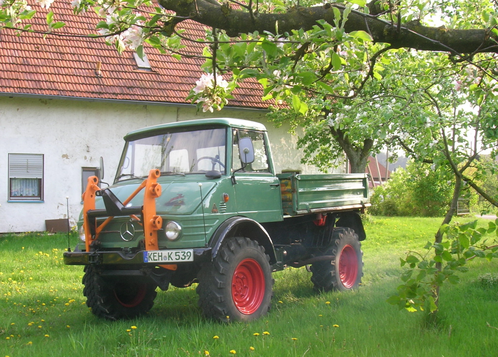 Unimog im Frühling