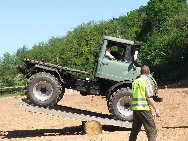 421er beim Geschicklichkeitsfahren