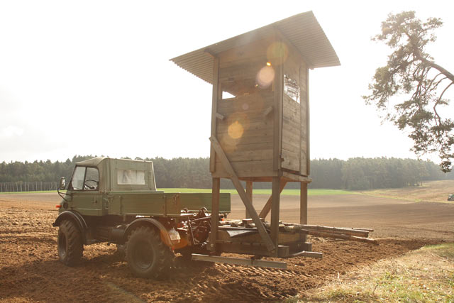 Mit dem Unimog ist so ziemlich jeder Standort mÃ¶glich fÃ¼r die Kanzel: