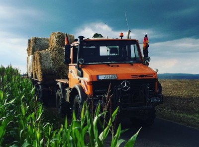 Unimog Ballen Holen nach MKK Ralley