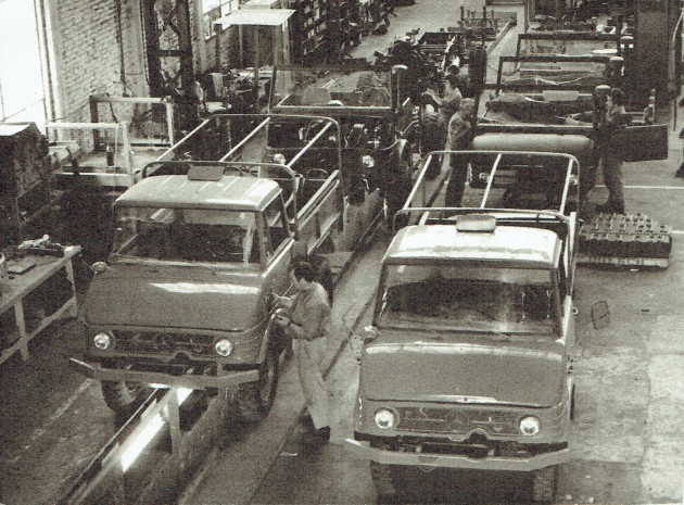 Unimog-Montage in Argentinien 1969 - 1971